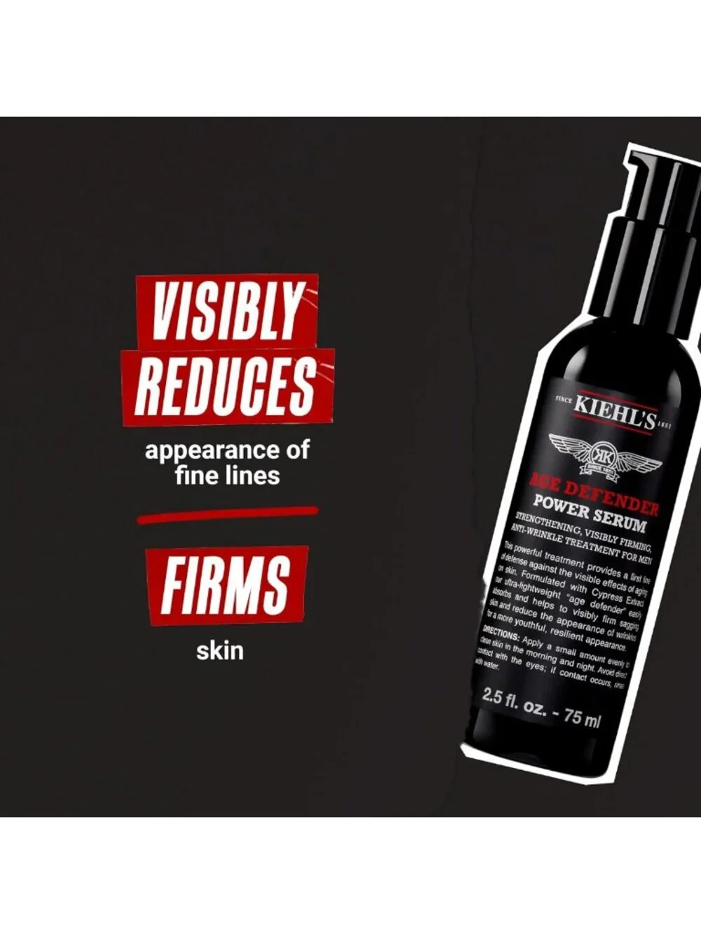 Age Defender Face Serum - Anti-Aging Firming Treatment for Youthful Skin - 2.5